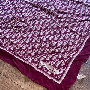 Christian Dior monogram Silk Square Scare